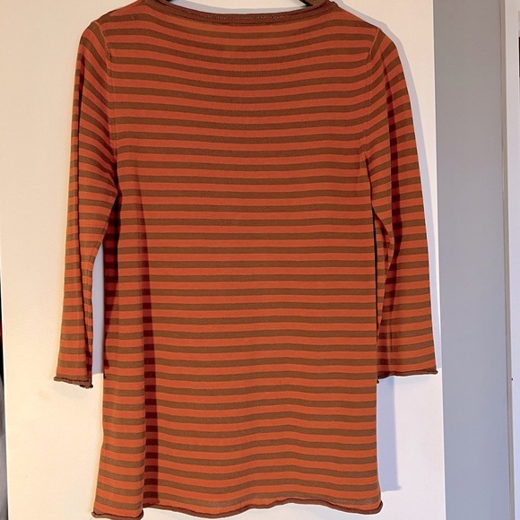 Pumpkin Striped Sweater - Picture 2 of 6